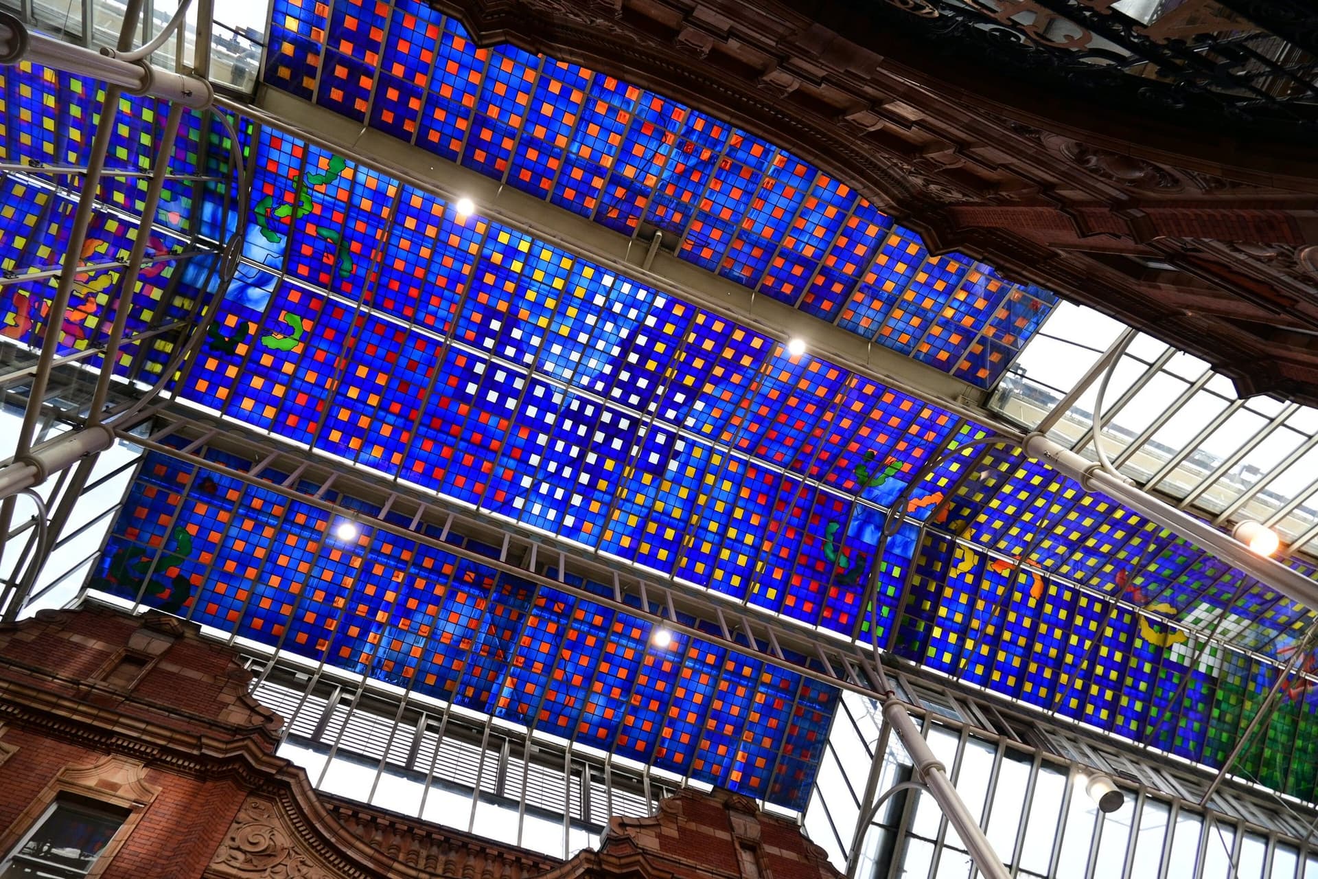 Victoria Quarter Stained Glass, Leeds Feb24